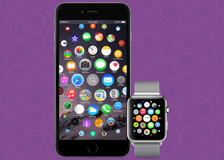 Apple Watch home screen