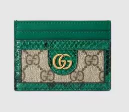green gucci wallet