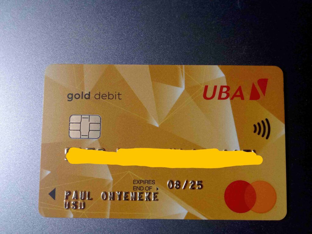 UBA dom mastercard