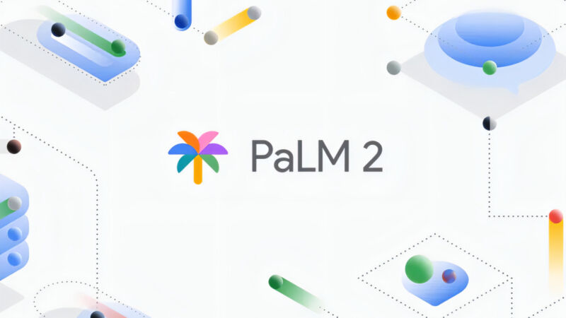 The Google PaLM 2 logo.