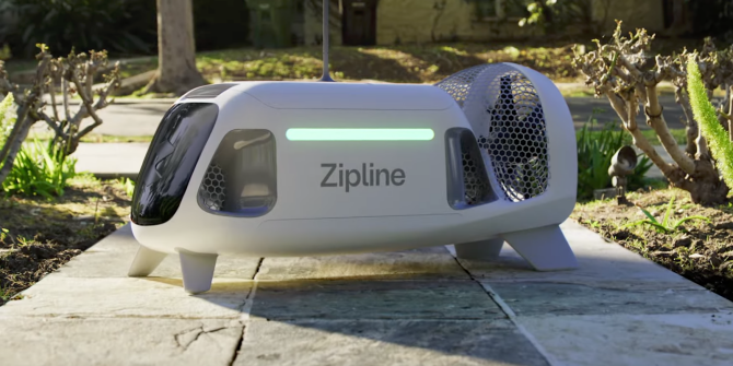 The Zipline drone's payload droid.