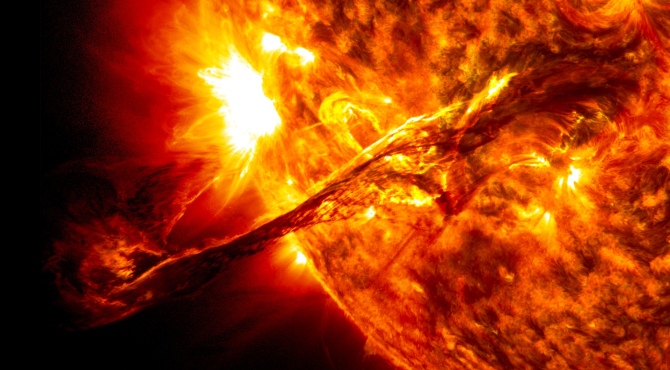 An X-class solar flare