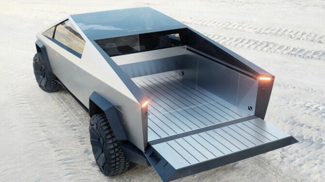 Cybertruck rear bed