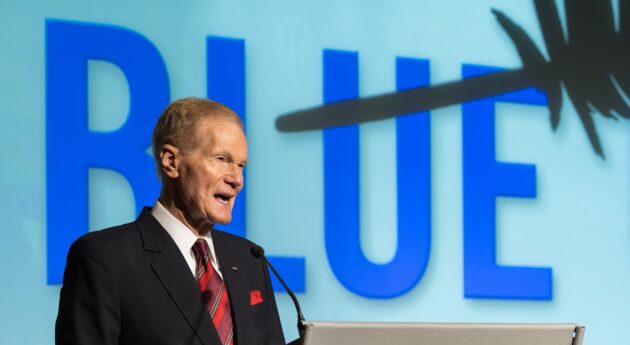 NASA Administrator Bill Nelson announces award for Blue Origin